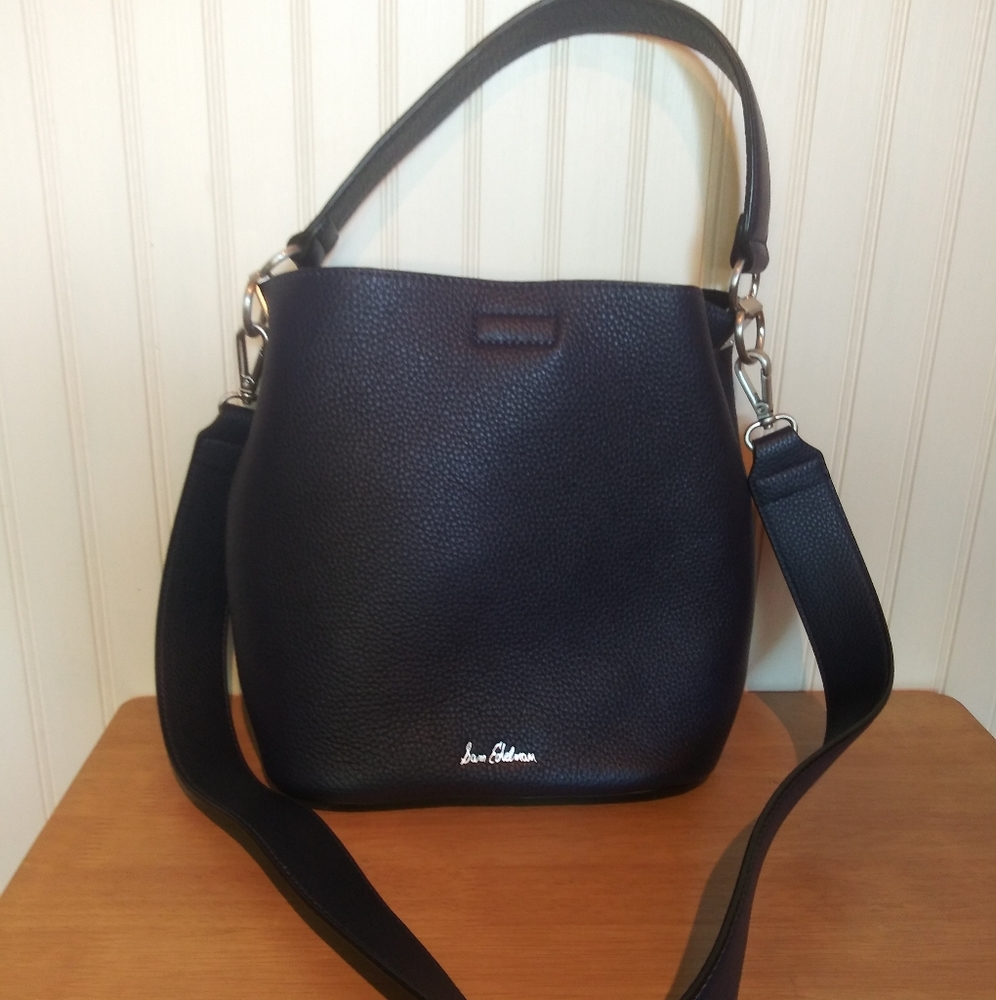 Sam Edelman Navy Bucket Bag Purse